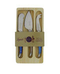 Laguiole 3-Piece Cream and Blue Cheese Knife Set