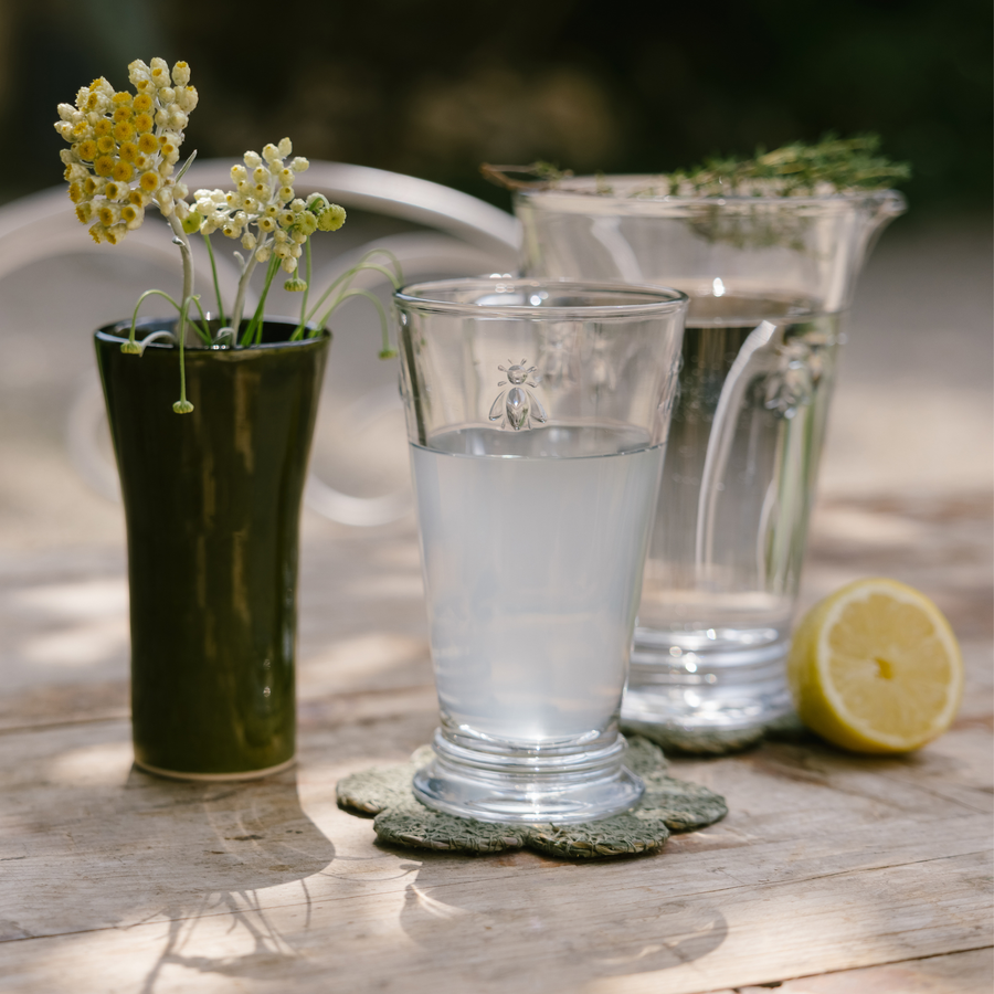 Bee Ice Tea Glass