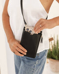 RFID Phone Bag - Black | Suki
