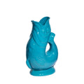 Teal Gluggle Jug