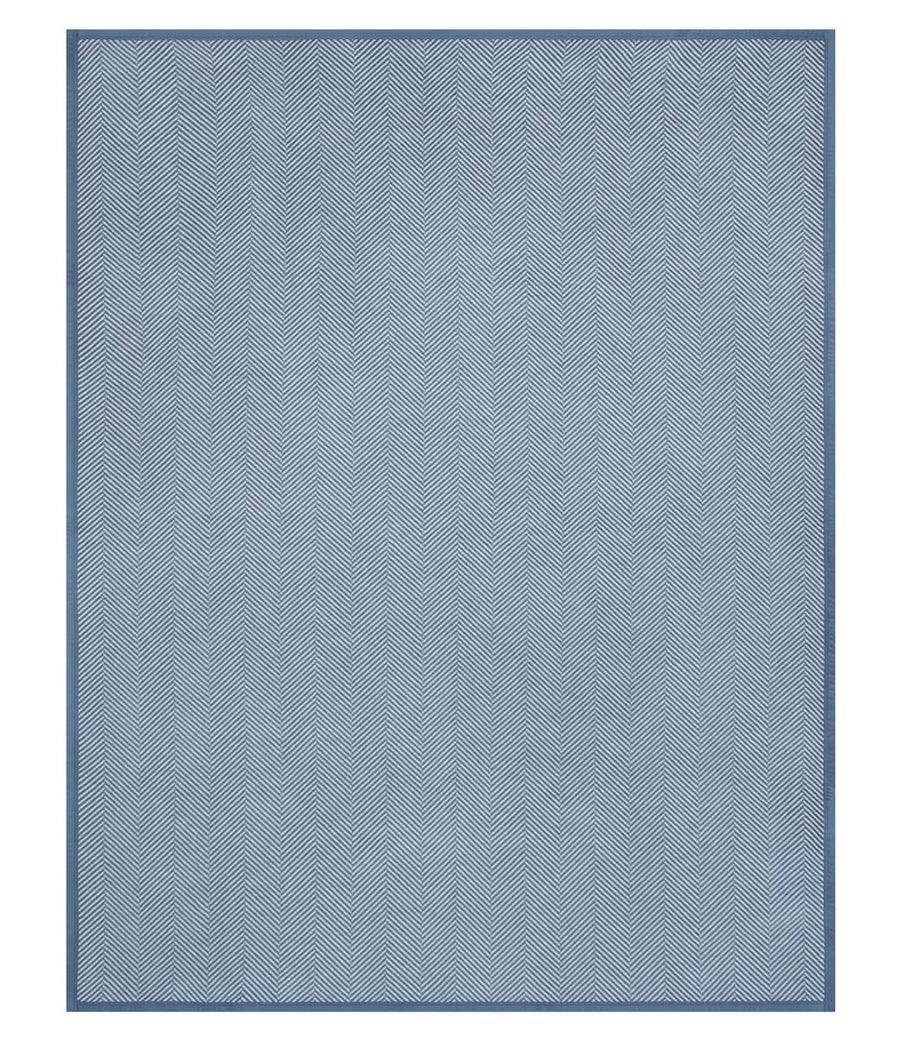 Harborview Herringbone Cornflower Blanket