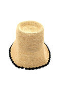 Kate 3" Brim Crochet Bucket Straw Hat