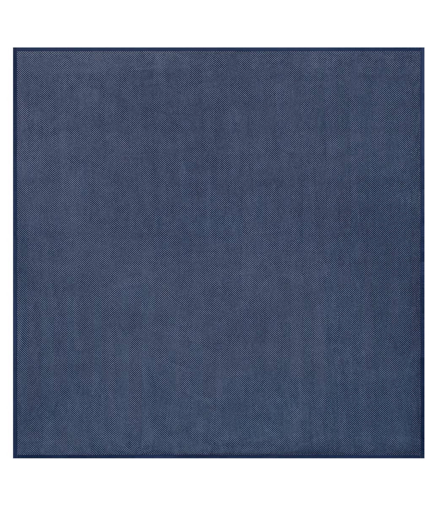 Harborview Herringbone Navy Blanket