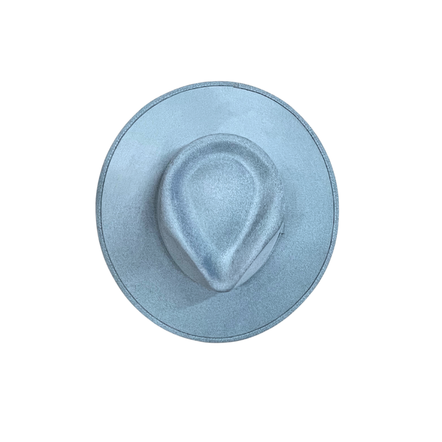 Vegan Suede Tear Drop Hat