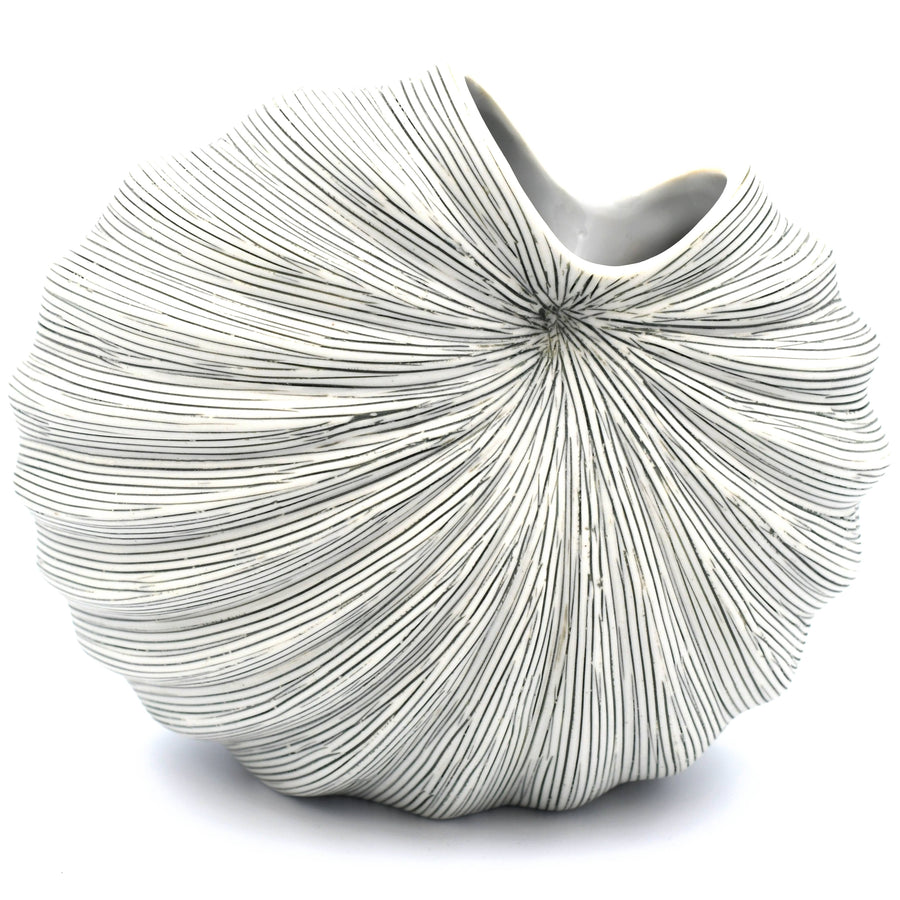 1280W7 PALM S-Handcrafted Porcelain Vase