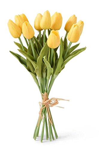 Real-Touch Mini Tulip Bundle - Yellow