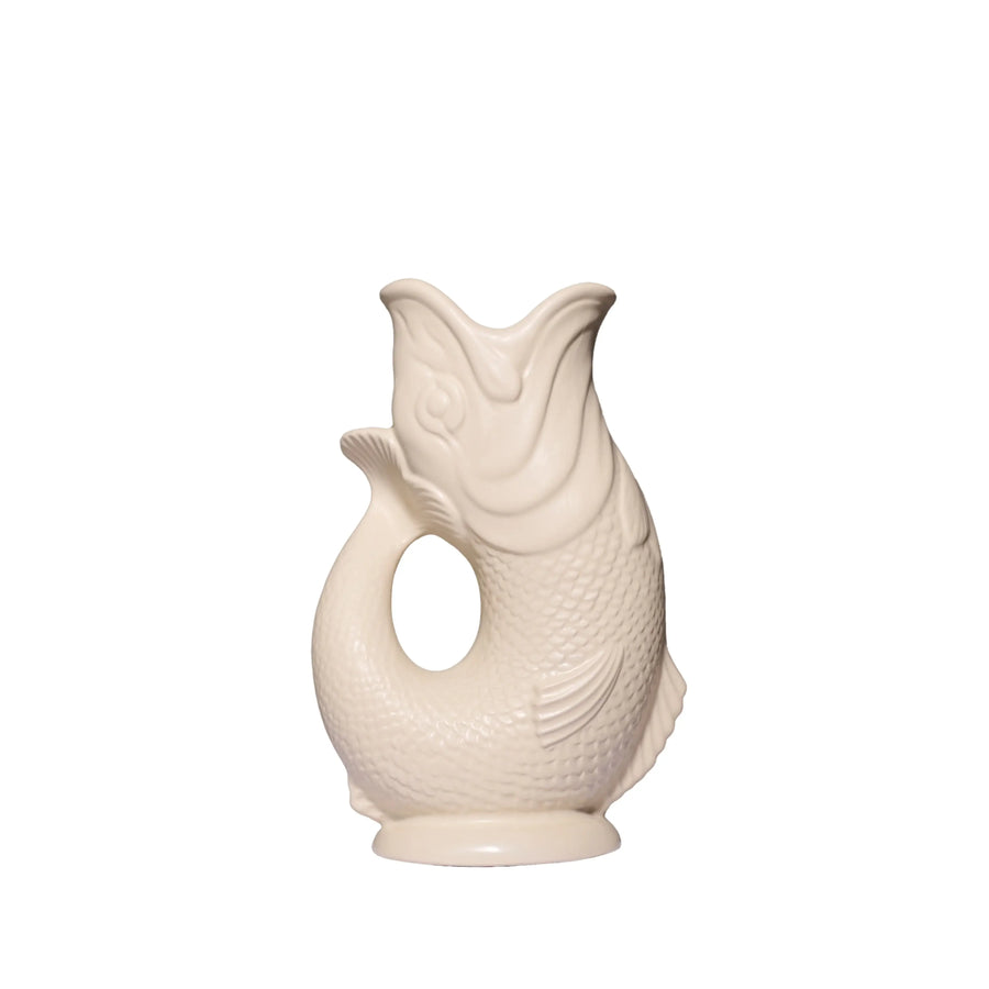 Matte Sand Gluggle Jug