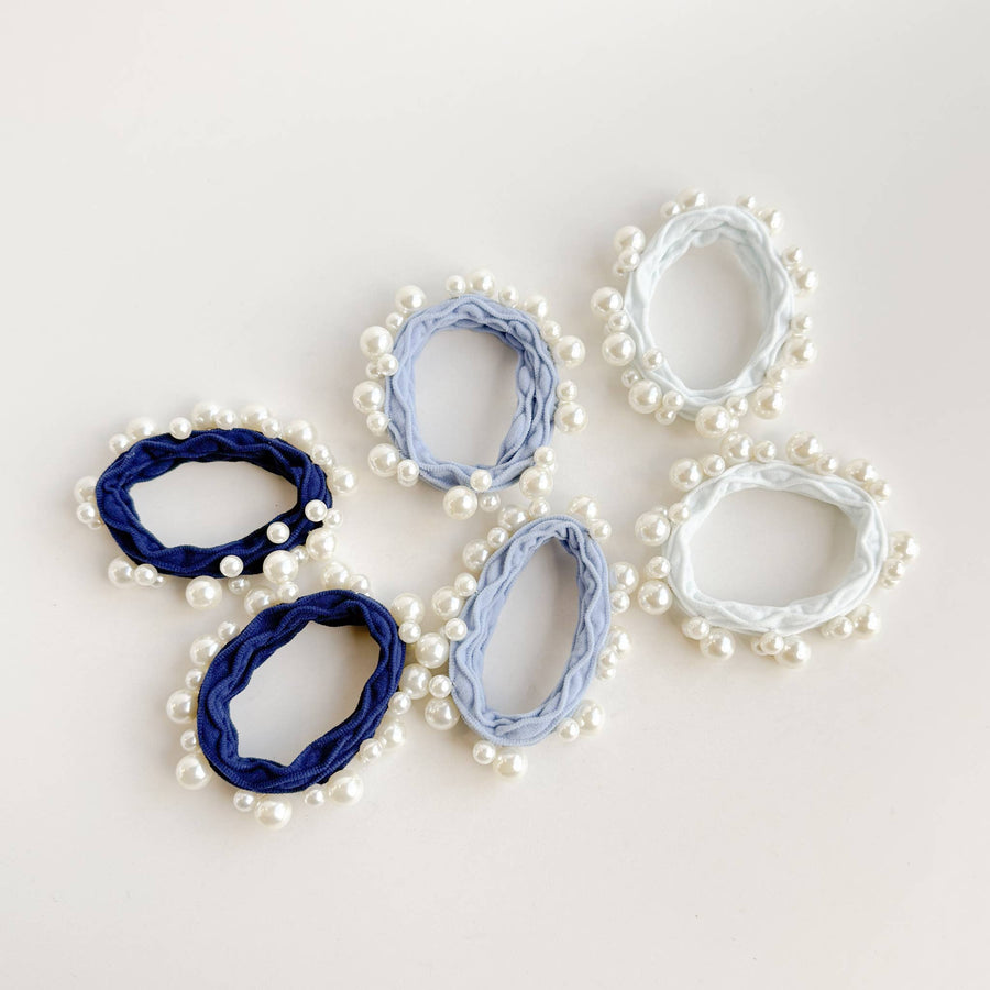 Coastal Pearl Hair Ties