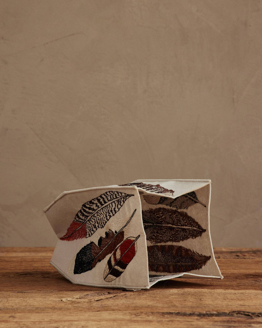Feathers Tissue Box Cover