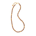 Berry Single Strand Petite Beads Necklace 24" - Teak