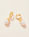 Drop Hoop Earrings