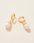 Drop Hoop Earrings