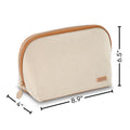 Tropea Ivory Lola Makeup Bag