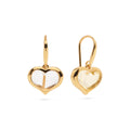 Love Drop Earrings - Clear Quartz