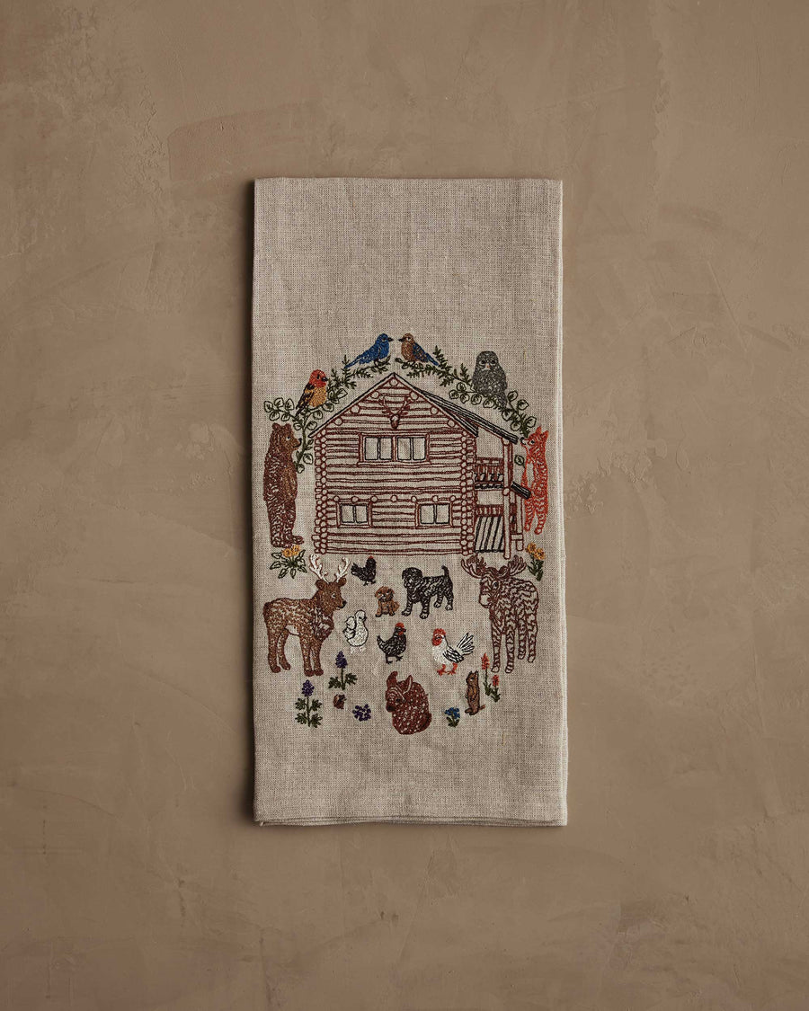 Cabin Life Tea Towel