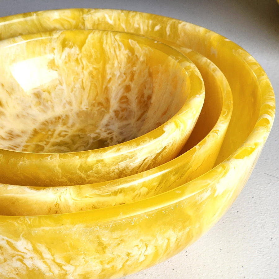 Resin Serving Bowls - Set of 3