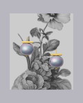 Statement Making Iris Pebble Pearl Earring ~ Large