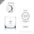 WGV Clear Cylinder Glass Vase - 6" x 6"H