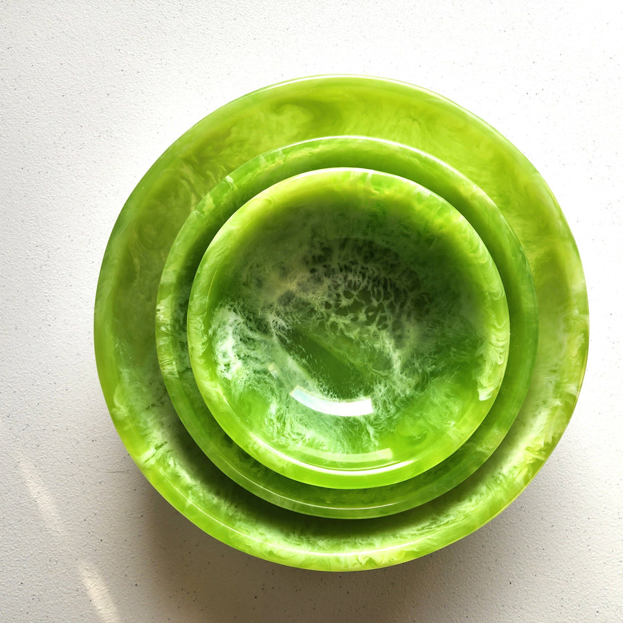 Resin Serving Bowls - Set of 3