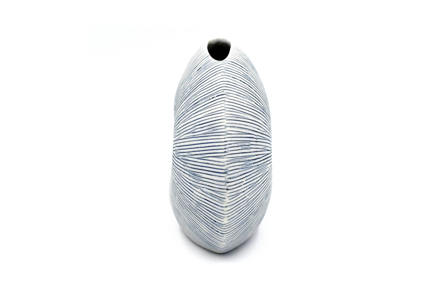 DIVA ROUND MINI S-Handcrafted Porcelain Bud Vase