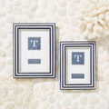 Nautical Stripes Blue and White Photo Frame