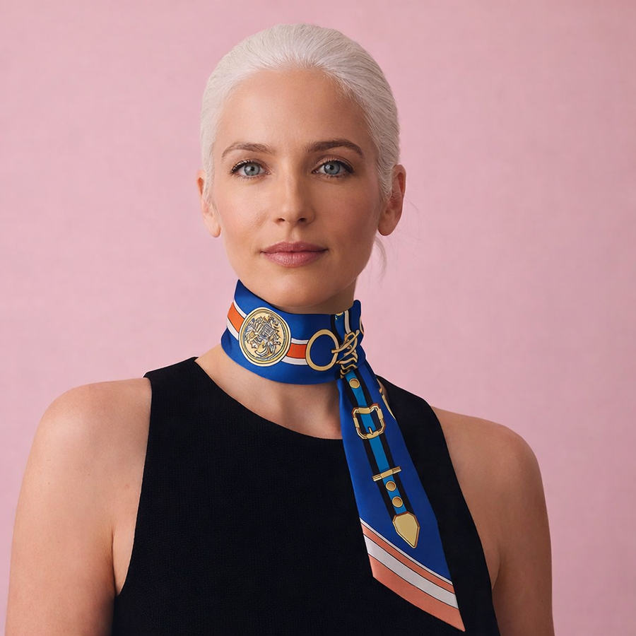 Chain Ribbon Scarf