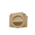 CINT-06 CIRCULAR BUCKLE LEATHER BELT