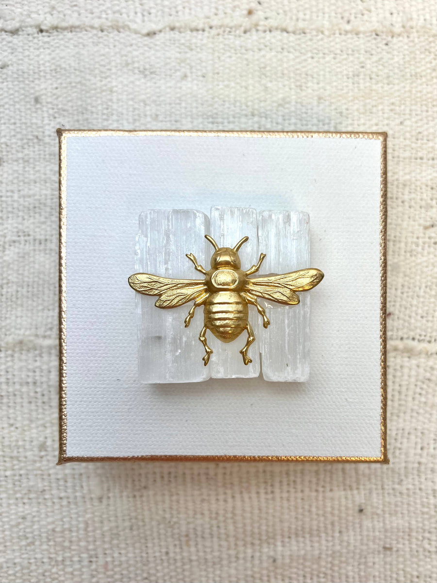 Bee Crystal Canvas