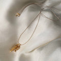 Duo Sardina necklace - two articulated fish