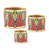 Red, Green & Gold Drums