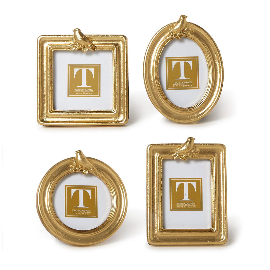 Golden Bird Small Photo Frames