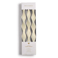 Twist and Glow S/3 Ivory 12" Twist Taper Candles in Gift Box