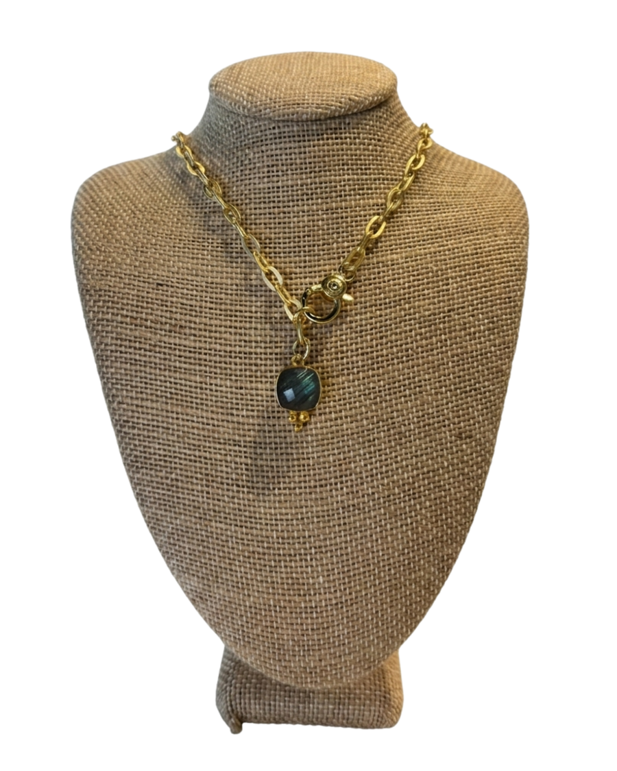 Petite Labradorite Necklace