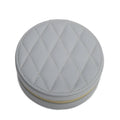 Leah Quilted Round Travel Jewelry Case