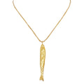 ABLETTE BIG NECKLACE, Gold-Plated Fish