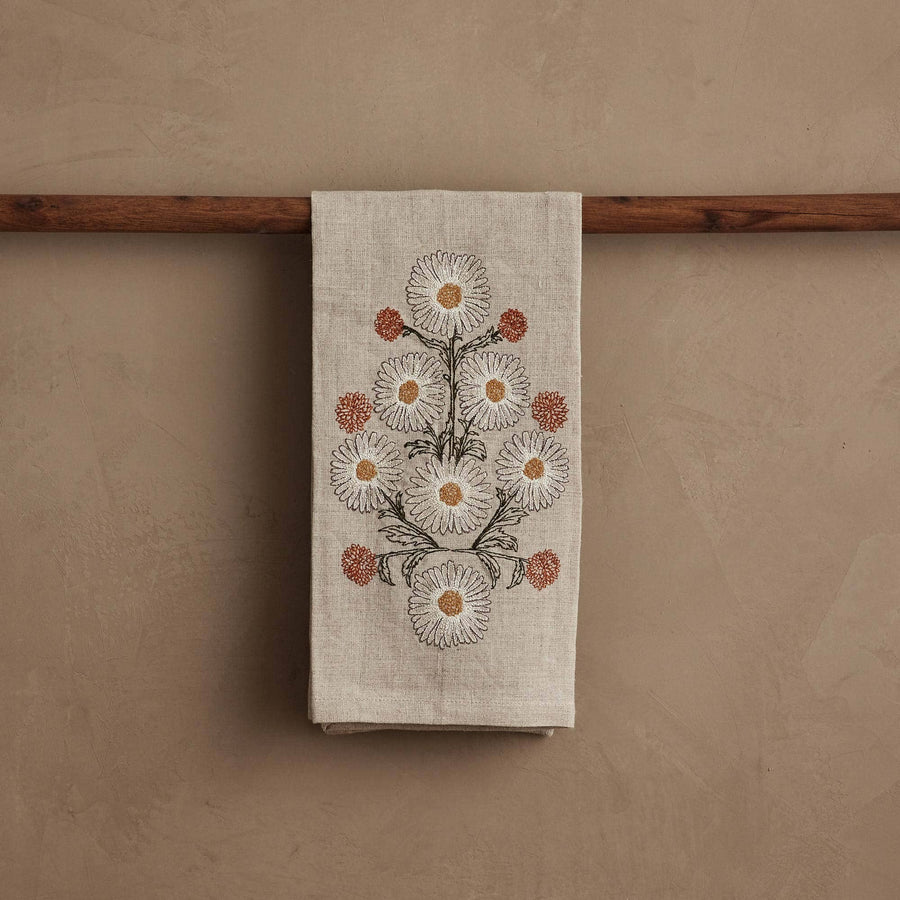 Daisy Bouquet Tea Towel