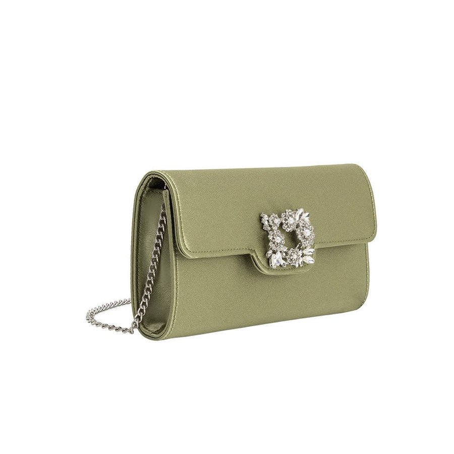 Elodie Green Crossbody Bag