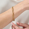 Maharani Petite Chain Bracelet, 7"+2" - Clear Cubic Zirconia