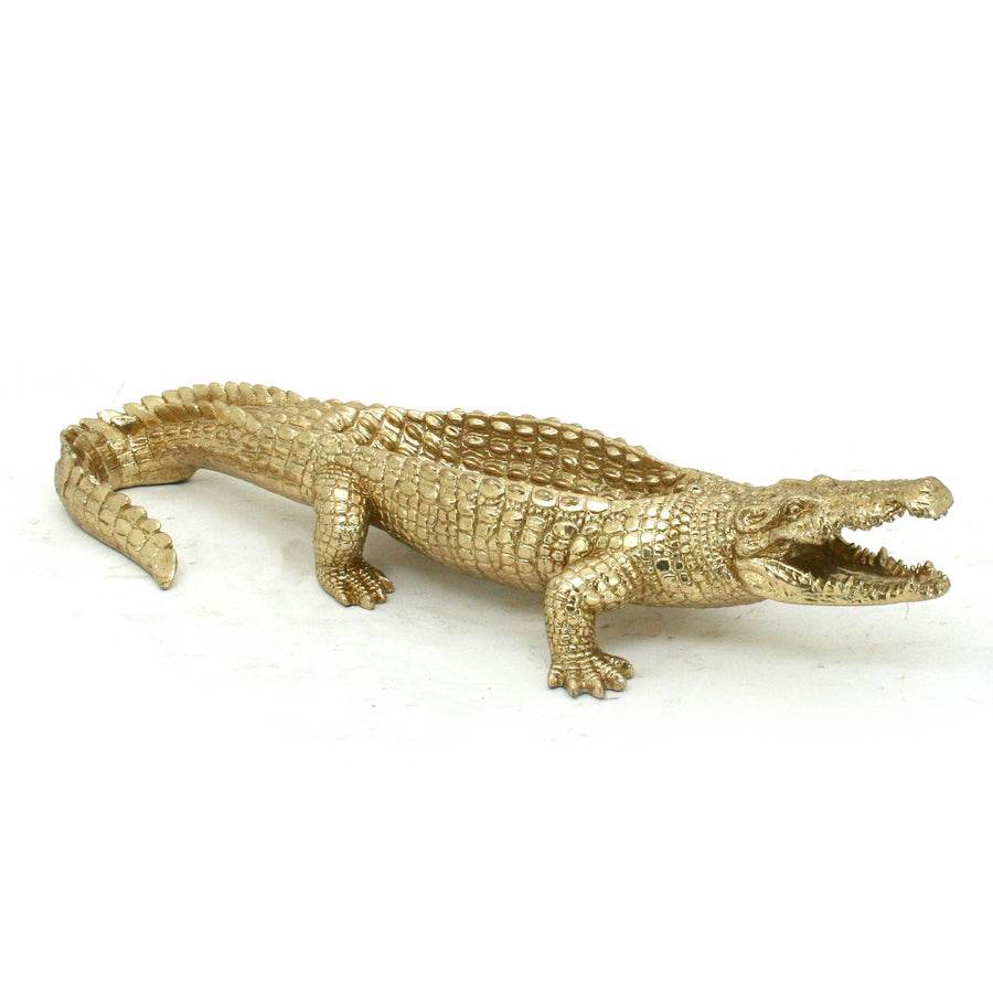Gold Crocodile Bowl