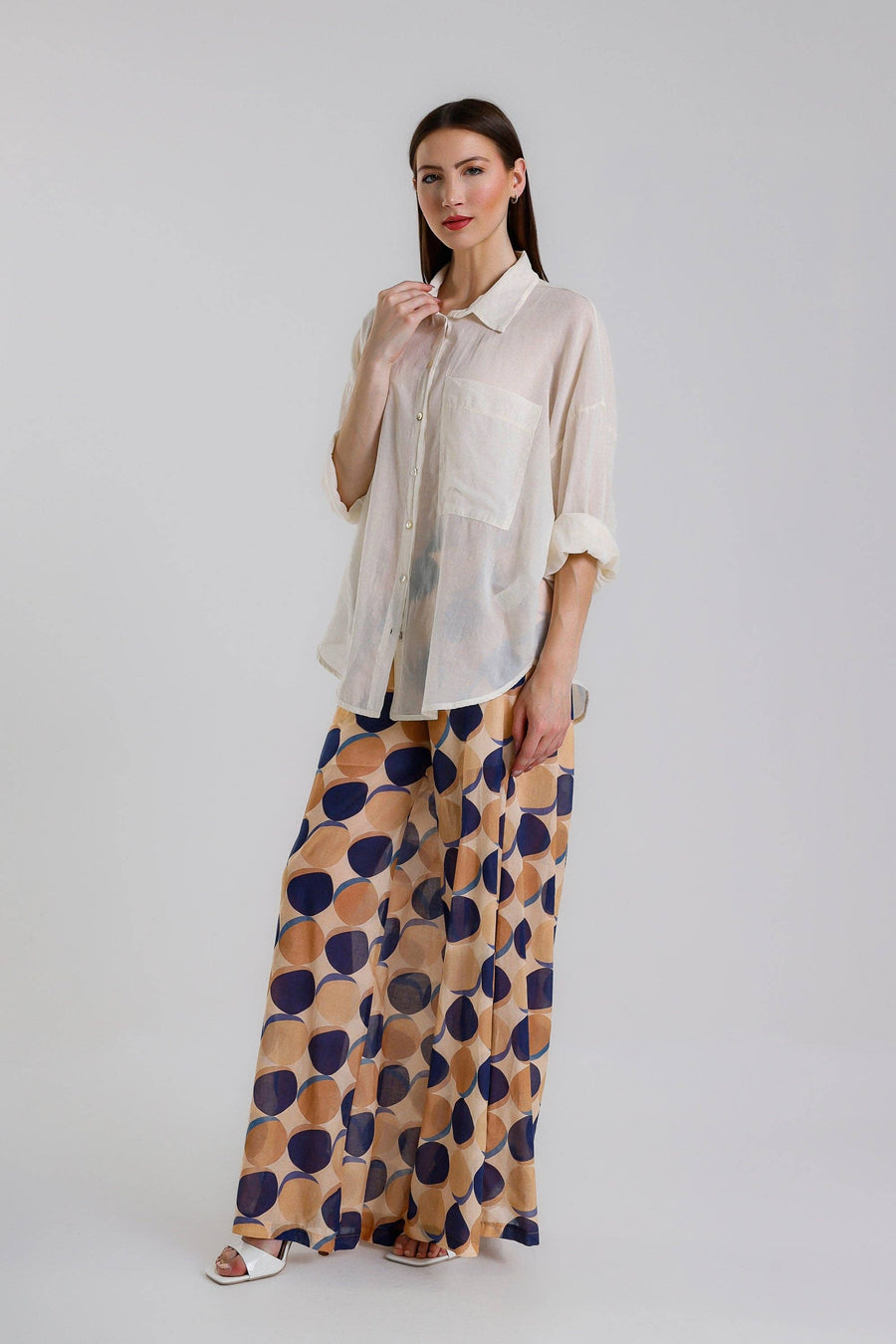 Daphne Cotton Voile Blouse (BLS153)
