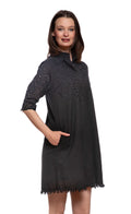 Black Eyelet Dress