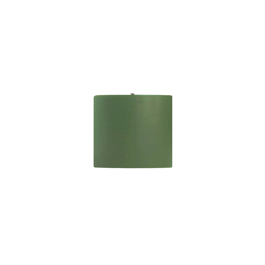 Colonial Green Unscented Pillar Candles - 3x3", 3x6", 3x9"