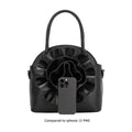 Roxanne Black Recycled Top Handle Bag