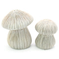 Mushroom Handcrafted Porcelain Salt and Pepper Shaker Set