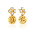Berry Clover Drop Earring - MOP