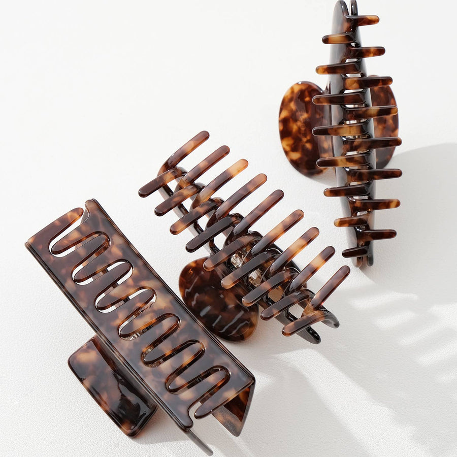 Deep Tortoise Large - Assorted Claw Clips