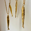 ABLETTE BIG NECKLACE, Gold-Plated Fish