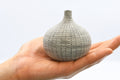 BLACK CONGO TINY S-Handcrafted Porcelain Bud Vase