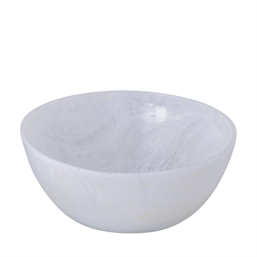 White Resin Salad Bowl