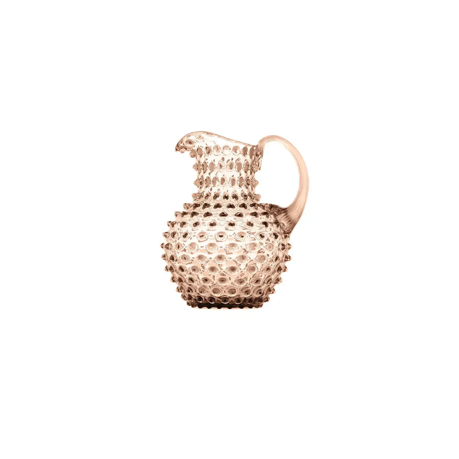 Hobnail Creamer | Apricot Chiffon | 1L | Bohemia Crystal